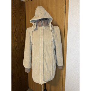 VTG MOD MAID Corduroy Barn Chore Jacket Coat Hoodie Outdoor Thick Winter MEDIUM